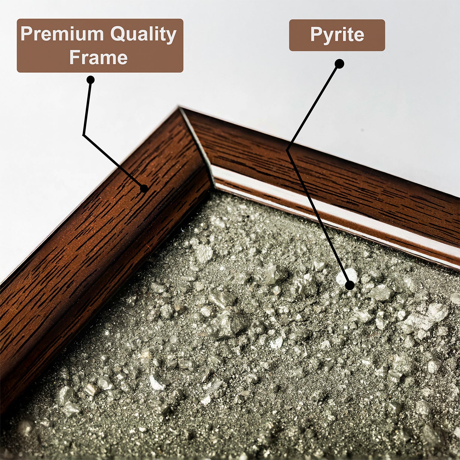 THE WEALTH ATTRACTOR  FRAME– PYRITE DUST