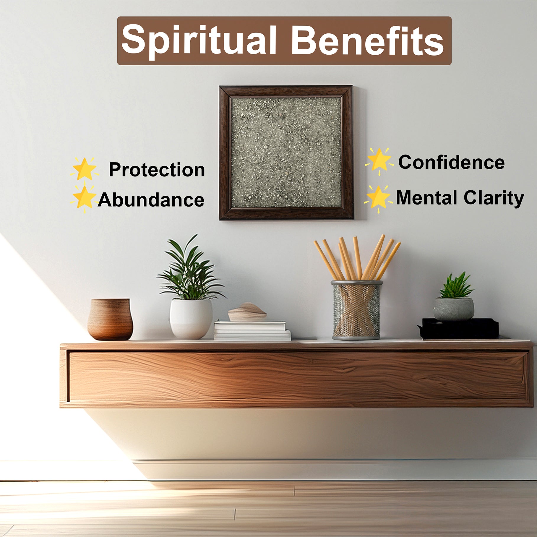 THE WEALTH ATTRACTOR  FRAME– PYRITE DUST