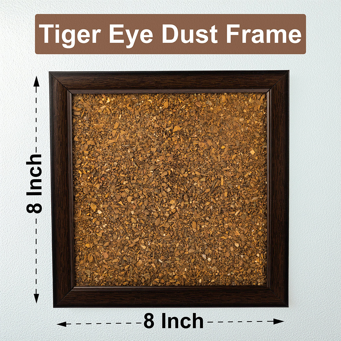 THE COURAGE AND CONFIDENCE FRAME - TIGER EYE DUST
