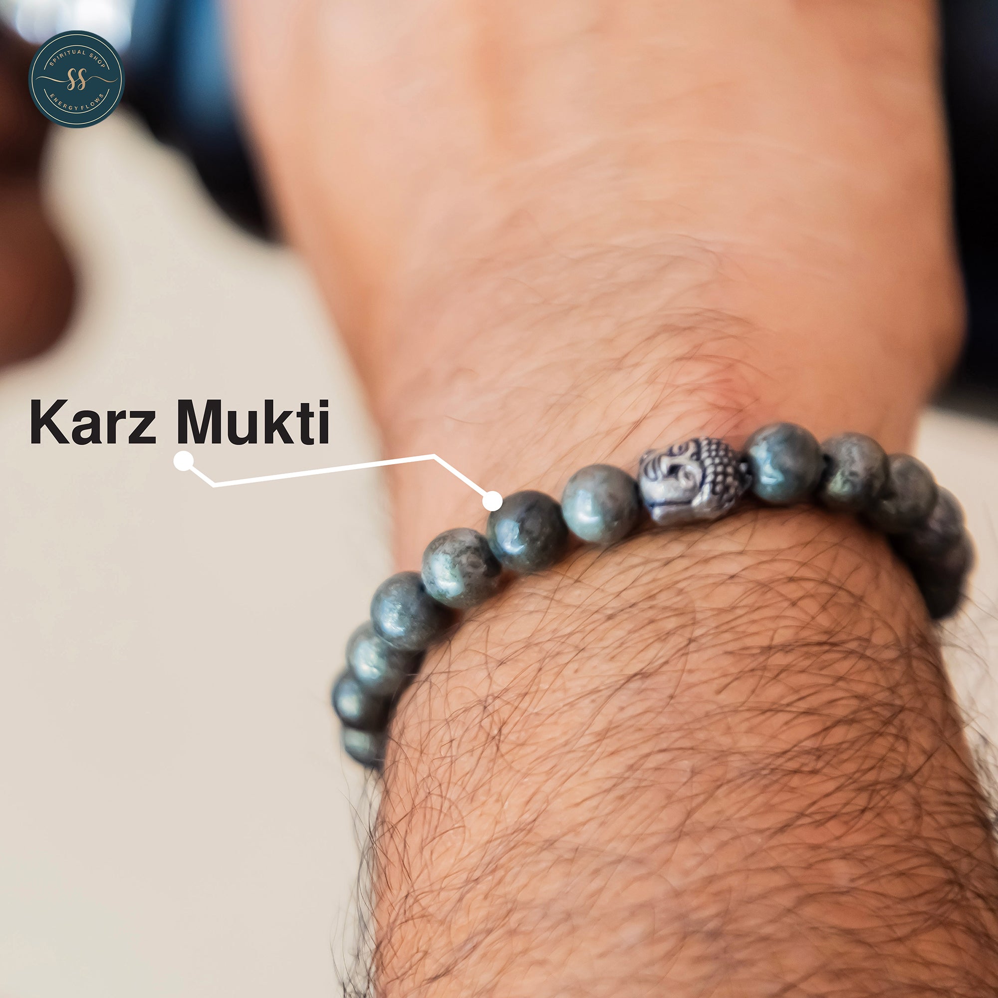 SPIRITUAL WEALTH ATTRACTOR – PYRITE WITH BUDH CHARM