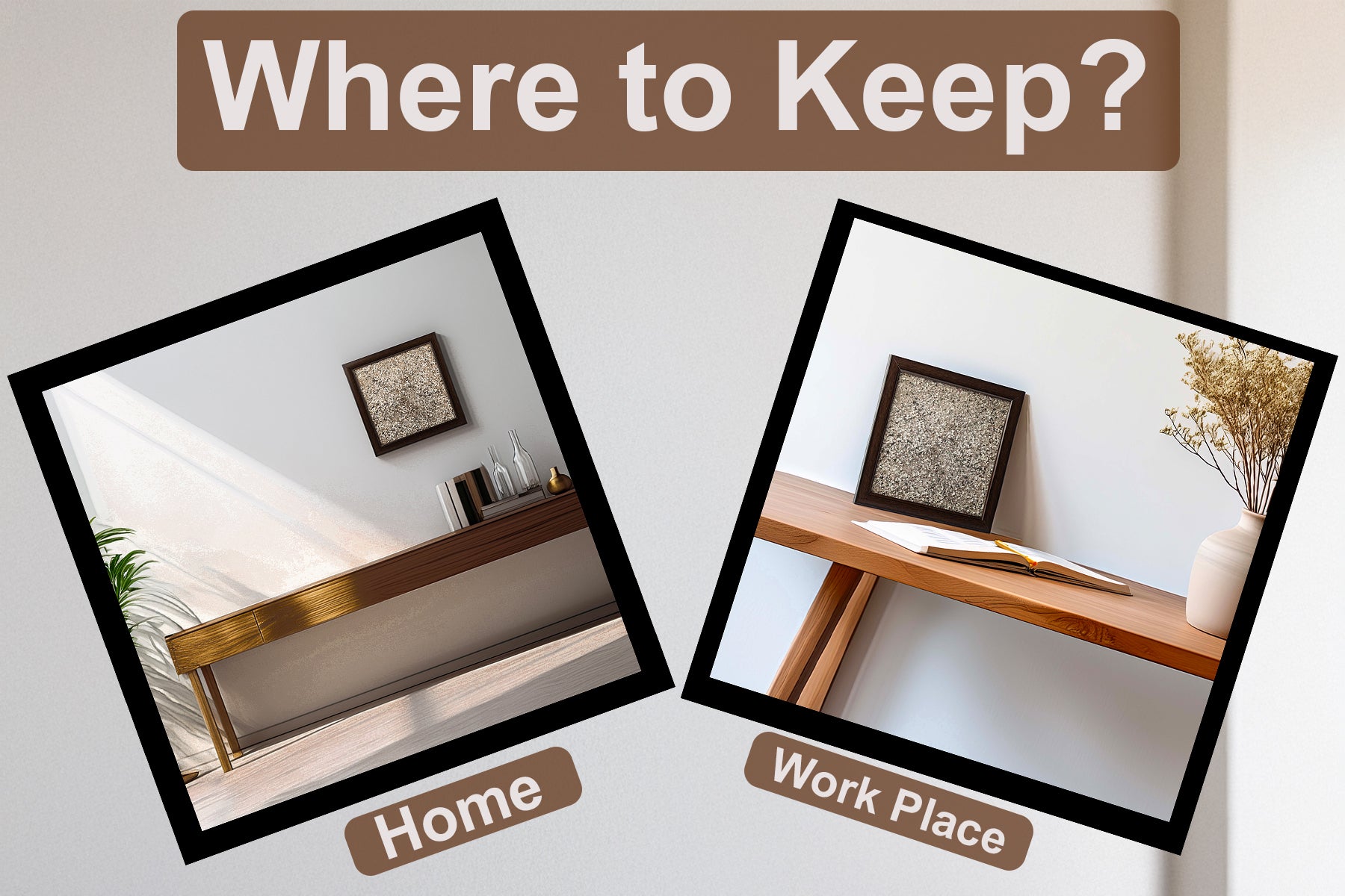 THE PEACE ATTRACTOR FRAME–MOON STONE DUST