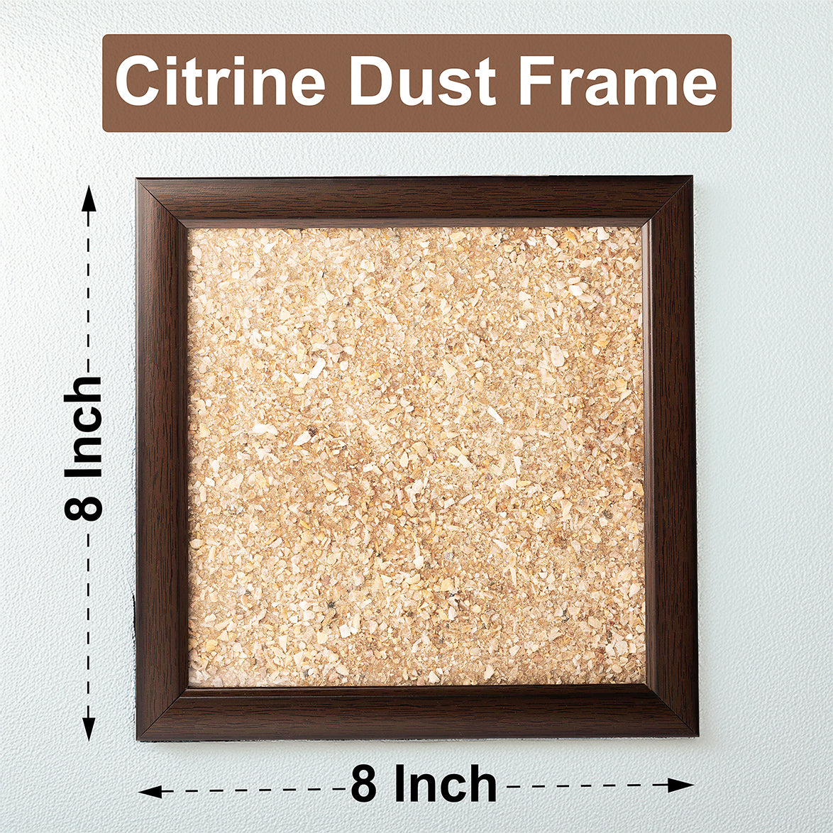 THE GOOD LUCK MAGNET FRAME  – CITRINE DUST