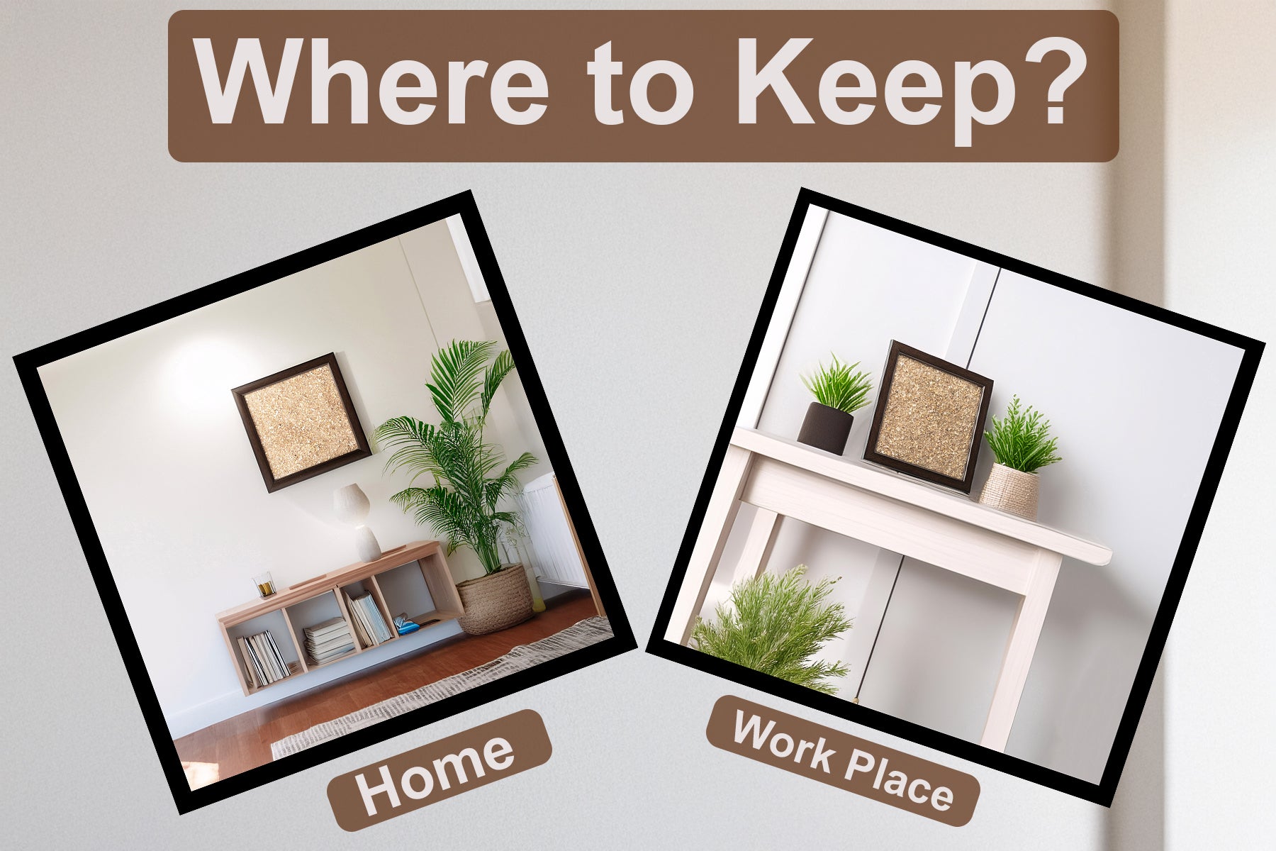 THE GOOD LUCK MAGNET FRAME  – CITRINE DUST