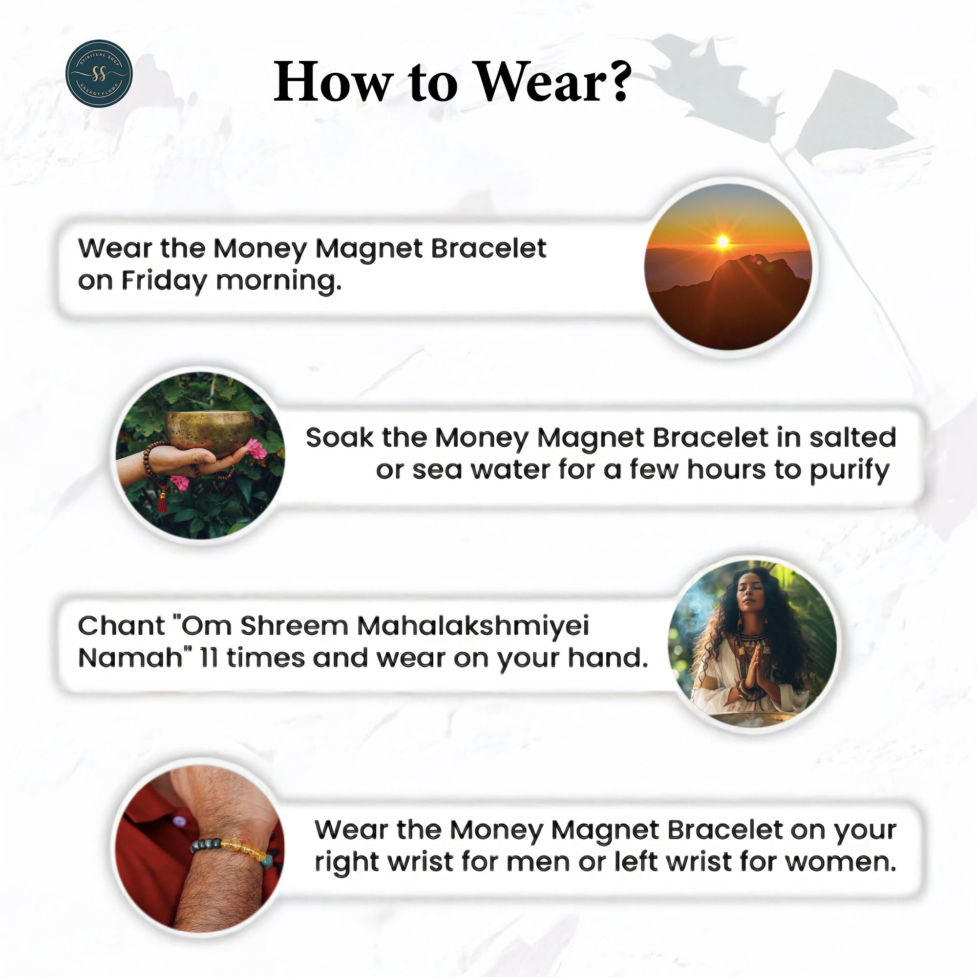 SPIRITUAL MONEY MAGNET BRACELET (STYLE 1)