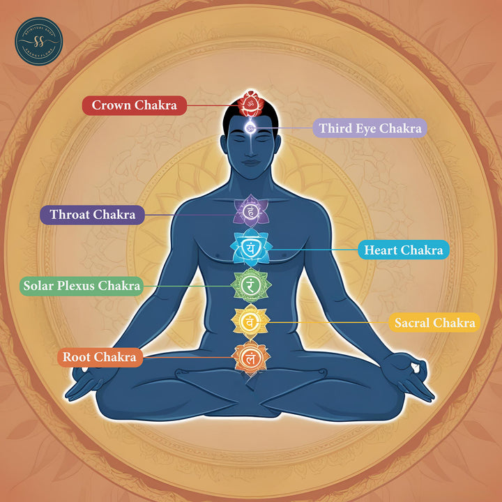 THE SPIRITUAL ROSE QUARTZ + 7 CHAKRA BRACELET